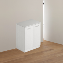 Laundry Mobile Bagno due ante 71x50x85,5 Colore Bianco frassinato