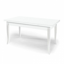 Tavolo allungabile Verona bianco 140x80