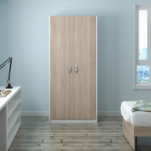 Armadio 210 cm due ante argilla