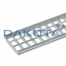 1 pz. Griglia in Acciaio Zincato B125 33x33 130 Misure   130 x 1.000mm  