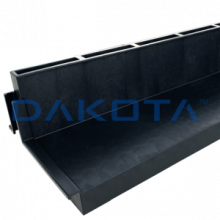 1 pz. Griglia a Fessura Misure   130 x 500mm  