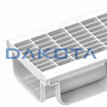 1 pz. Pegasus Plus One S con Griglia - Bianca Misure   100 x 35 x 1.000mm  