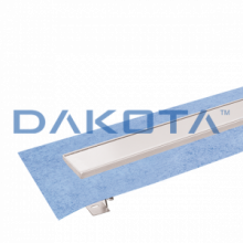 1 pz.Dakua+ con Griglia Inox Duo - 800 Misure   78 x 800mm  