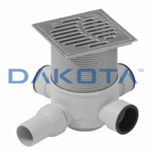 8 pz.Chiusino Telescopico (Telaio e Griglia Inox) - venduto in Blister Misure   115 x 115mm  