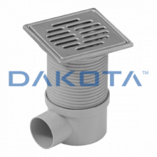 15 pz.Chiusino Telescopico Orientabile (Telaio e Griglia Inox) Misure   115 x 115mm  