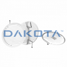 Griglia Universale Tonda Alluminio Preverniciata Bianca Ã¸ 180 - 1 pz. Misure   imbocco da 120 a 160mm  