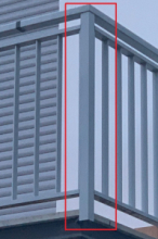 Piantana Completa in Ferro con Copertura in Alluminio H 105 cm per Pannello Riempitivo 