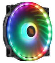 Ventola Noua Black 20 Led RGB 200X200X25 mm