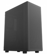 Case E-Atx NOUA Mesh M9 Black con frontale in Mesh e pannello laterale in vetro temperato.