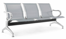 Panca 3 Posti in Acciaio Microforato Vari Colori