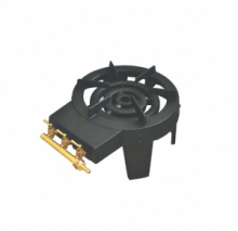 FORNELLONE A GAS 4 PIEDI CON 3 RUBINETTI CM.38X19