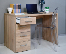 Scrivania Standard 4 Cassetti 74x110x60 cm Rovere Sonoma