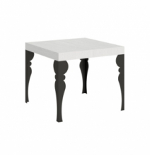 Tavolo Paxon Allungabile 90×90 Allungato 246 Telaio Antracite Piano Disponibile In Diversi Colori