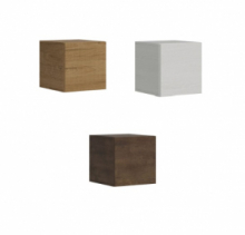 Pensile L.40 H.40 P.39,5 Sx-Dx Noce/Bianco Frassino/ Quercia Natura