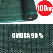 Rotolo  100mt Telone Ombreggiante Frangivista Verde -  H 150  - per Rete Metallica