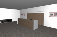 Composizione Mobili da Reception - Reception7 - Serie CARINA Italfrom