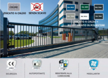 Cancello Scorrevole Autoportante Pesante PI 200 Zincato a Caldo e Verniciato Lunghezza Fino Da 8 a 12 m