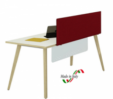 Pannello Acustico Moody H 40 cm per Scrivanie